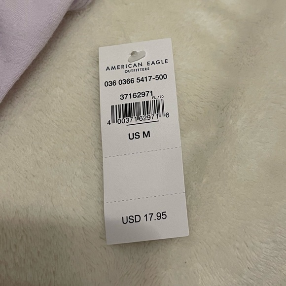 American Eagle Light Purple Ruched Cropped Tank Top - Picture 5 of 5